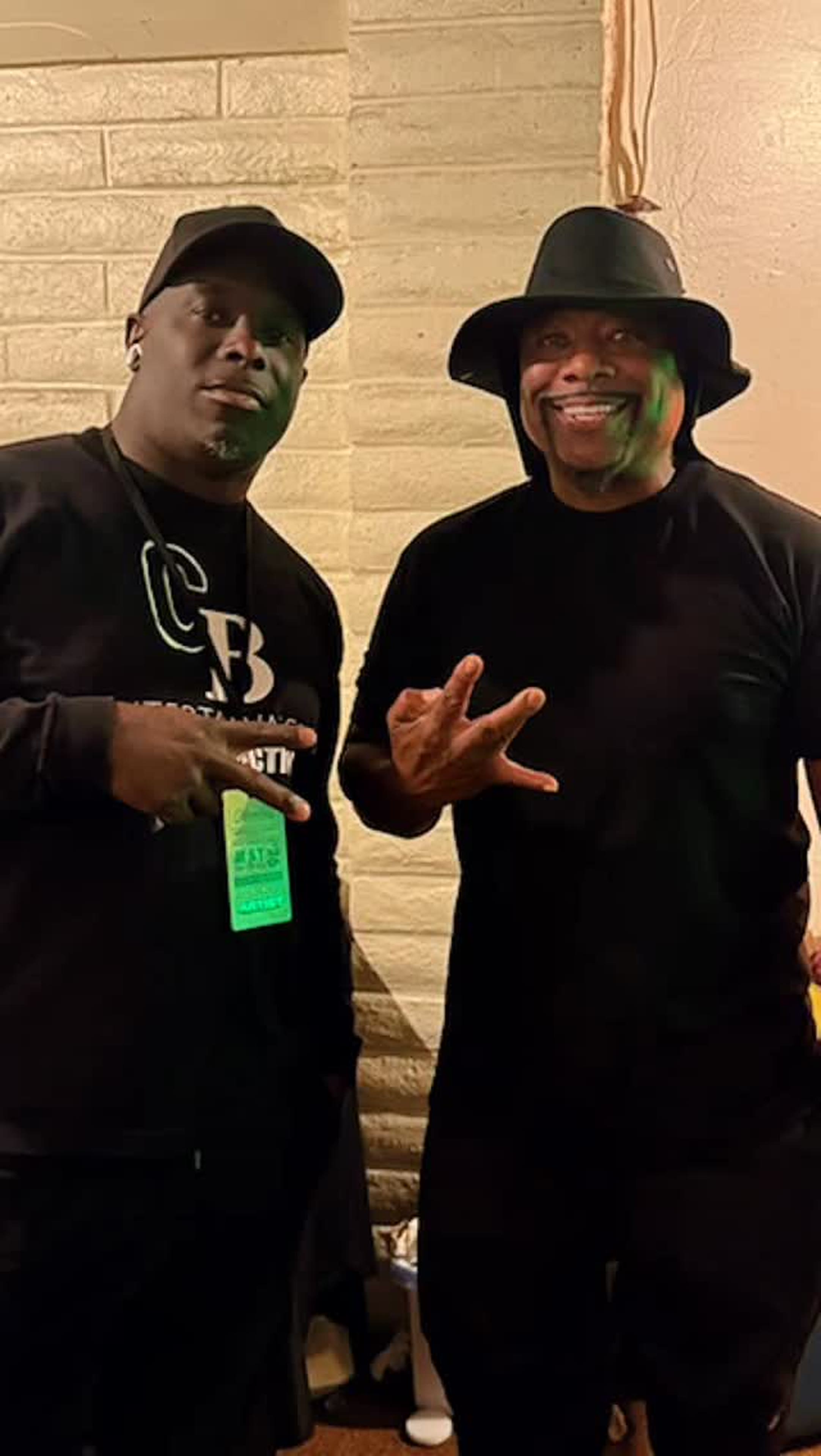Ice Cube and WC together on stage
